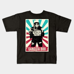 Vintage Retro Gangsta Boo Kids T-Shirt